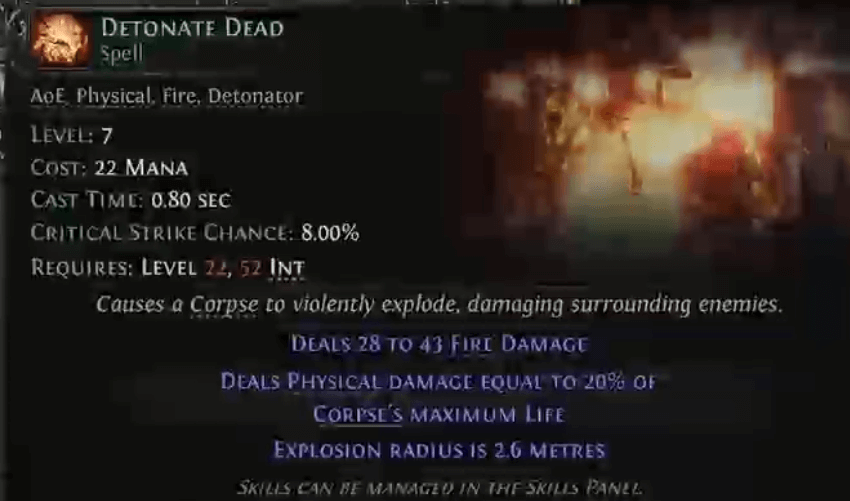 poe 2 detonate dead